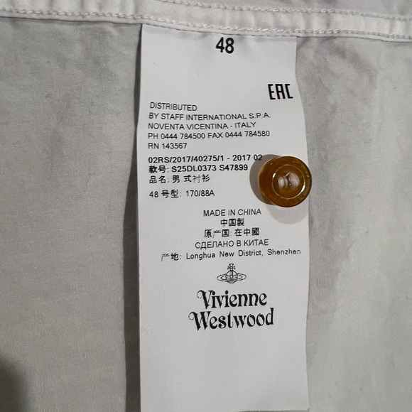 Vivienne Westwood shirt size 48 - Picture 7 of 11